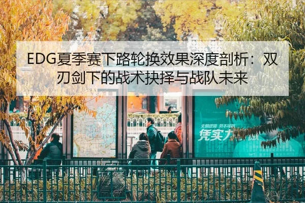 EDG夏季赛下路轮换效果深度剖析：双刃剑下的战术抉择与战队未来